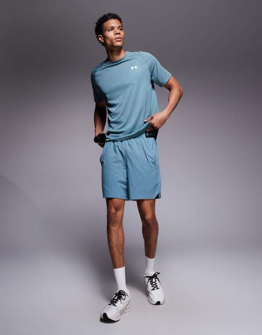 Under Armour Vanish woven 6-inch shorts in jasper blue, 2 of 5