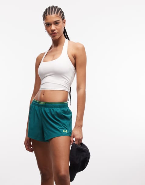 Under Armour – Vanish – Zielone szorty z tkaniny o długości 3 cali - view 1