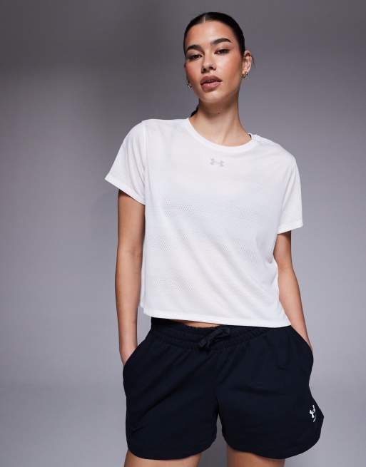 Under Armour – Velociti – Kurzärmliges Lauf-T-Shirt in Weiß, 2 von 4
