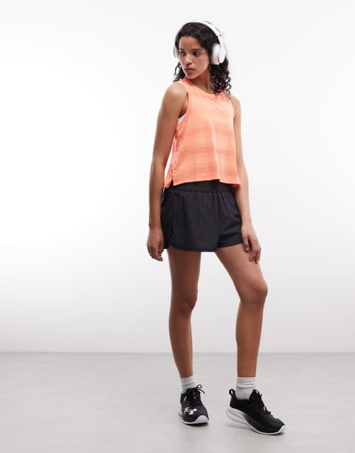 Under Armour – Velociti – Mandarynkowy top bez rękawów do biegania, 2 z 4
