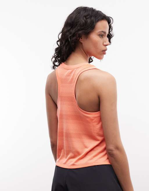 Under Armour – Velociti – Mandarynkowy top bez rękawów do biegania, 4 z 4