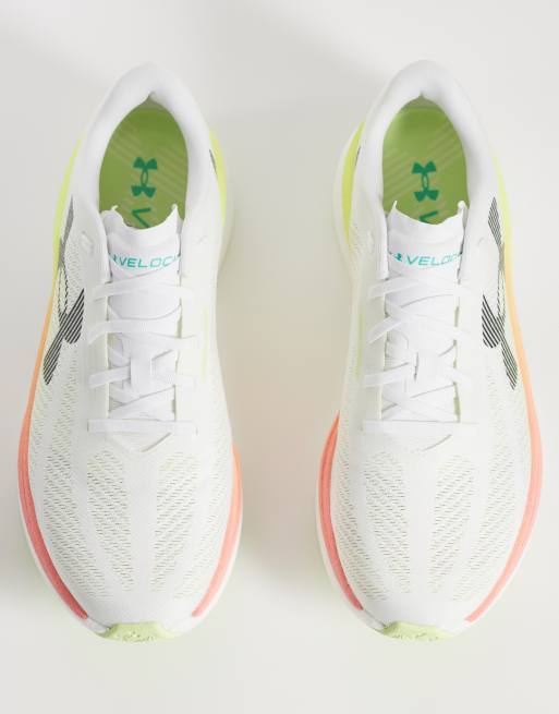 Under Armour Velociti Pro 2 running trainers in white and