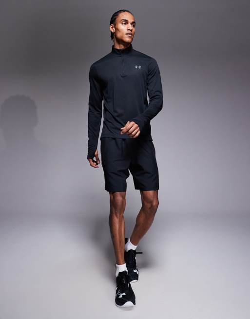 Under Armour Velociti quarter-zip running t-shirt in black, 2 of 5