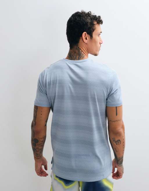 Under Armour Velociti running short sleeve t-shirt in light blue, 4 of 10