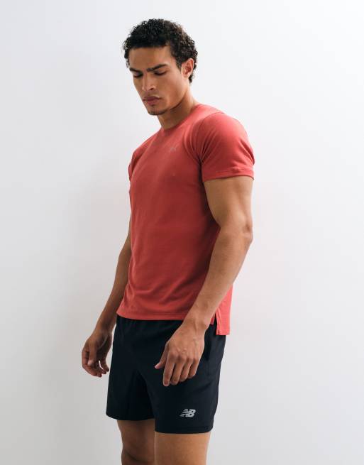 Under Armour Velociti running short sleeve t-shirt in red, 3 of 5