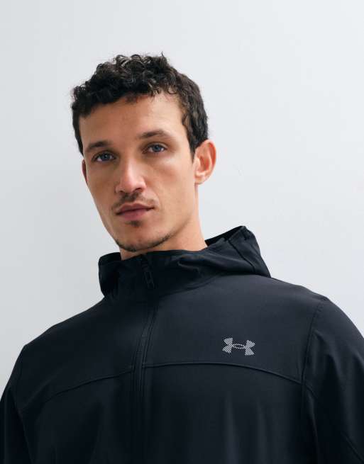 Under Armour Velociti running Storm jacket in Black Reflective, 2 of 5