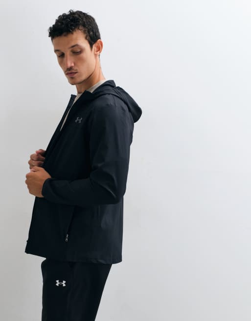 Under Armour Velociti running Storm jacket in Black Reflective, 3 of 5