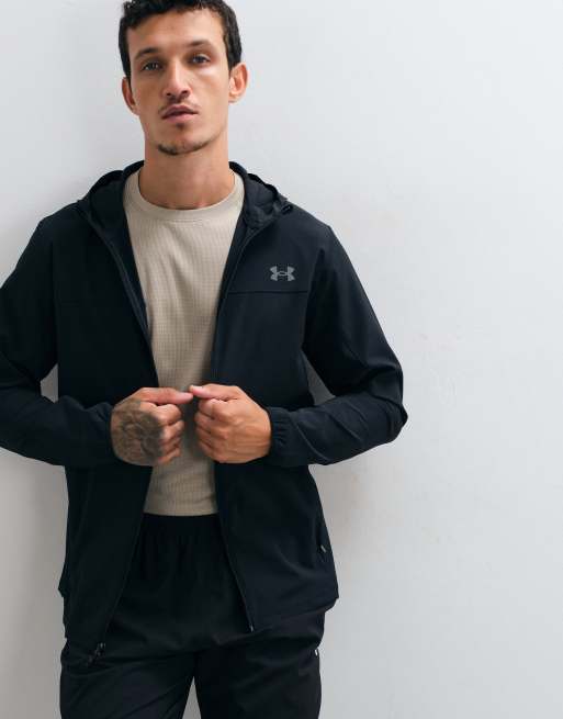 Under Armour Velociti running Storm jacket in Black Reflective, 5 of 5