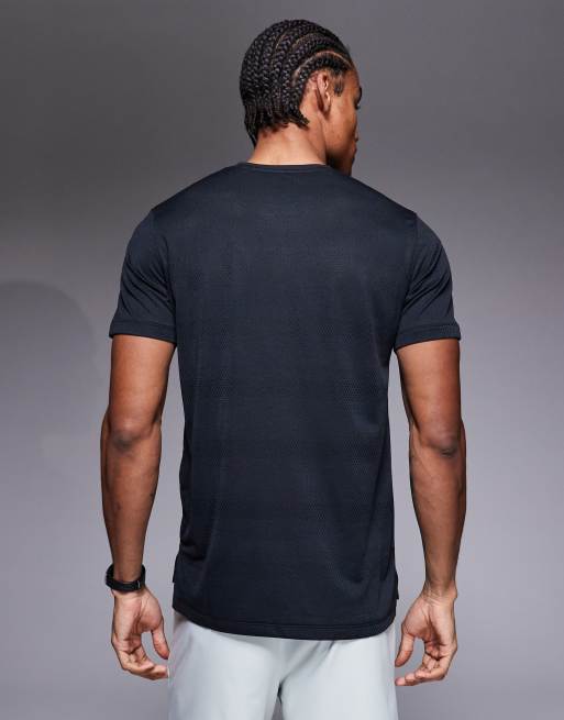 Under Armour Velociti short sleeve running t-shirt in black, 3 of 5