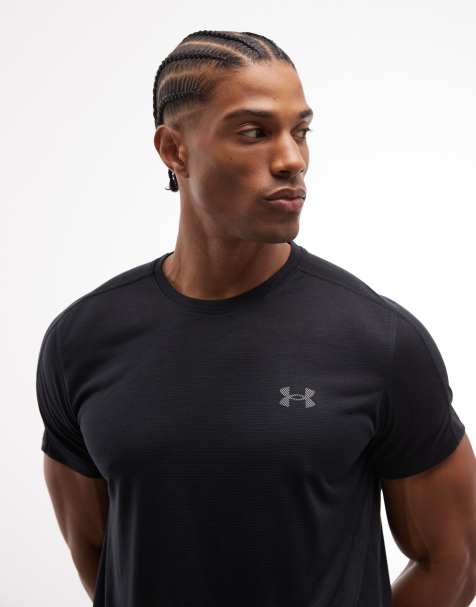 Under Armour Velociti short sleeve running t-shirt in black