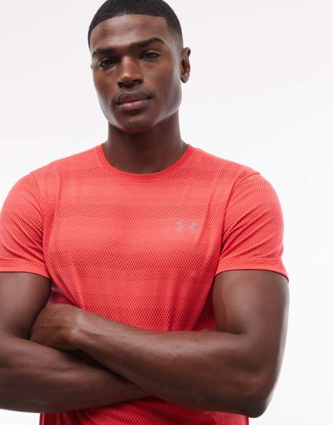 Under Armour Velociti short sleeve t-shirt in racer red