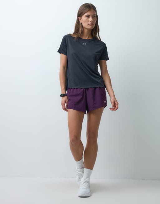 Under Armour - Velociti - Sort løbe-T-shirt med korte ærmer, 4 af 4