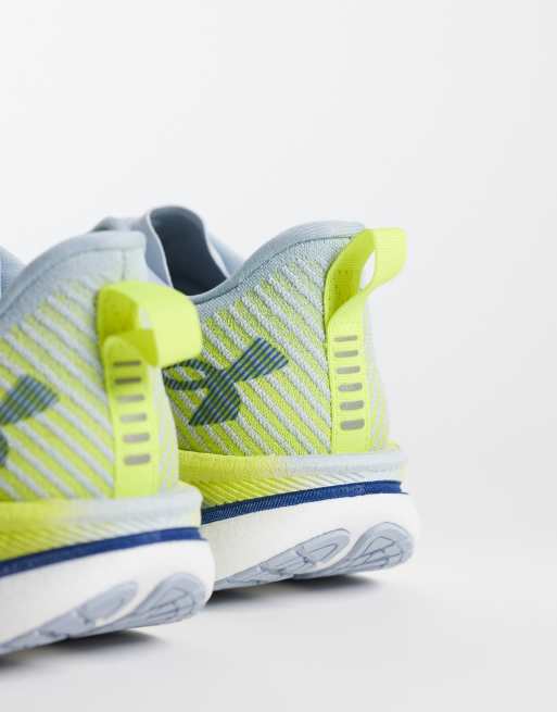 Under Armour Velociti Speed sneakers da corsa azzurre, 4 di 5