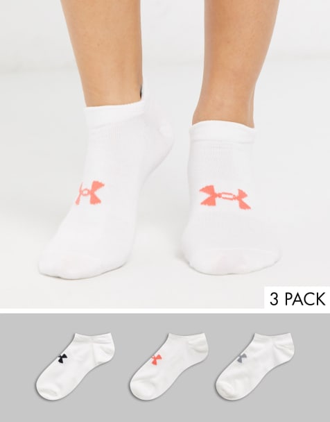 Under Armour – Weiße Socken im 3er-Pack