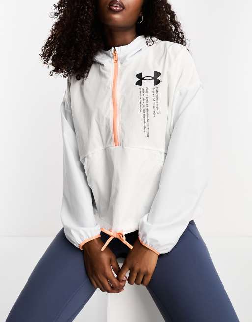 Under armour women's clearance white jacket