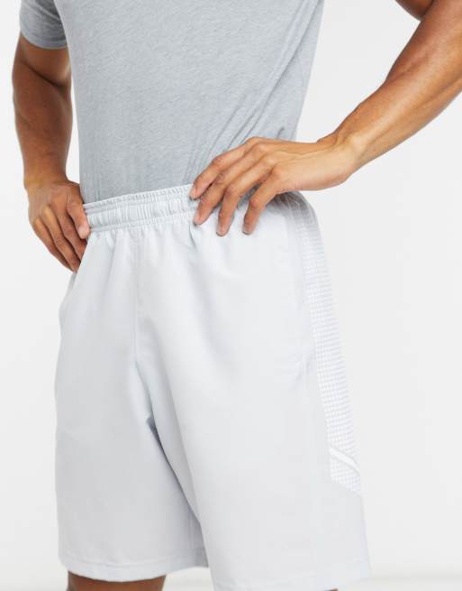 Under Armour woven graphic shorts in grey ASOS
