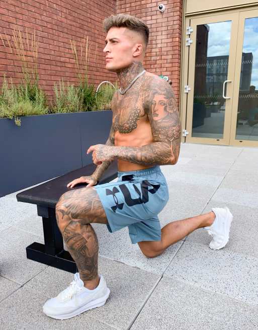 Under Armour woven logo shorts in blue | ASOS
