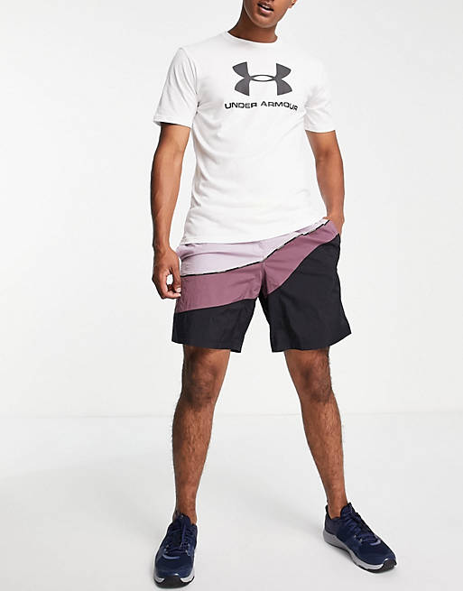 Men Under Armour woven shorts in multi 