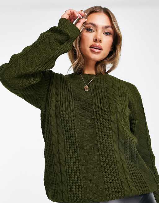 Khaki 2025 knit jumper