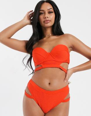 cut out bikini set