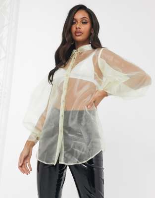 asos organza top