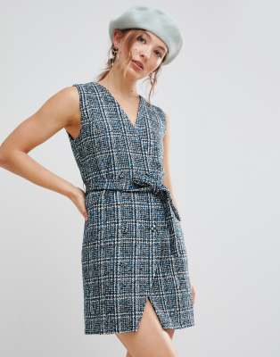 tweed dress asos