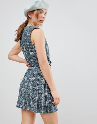 tweed dress asos