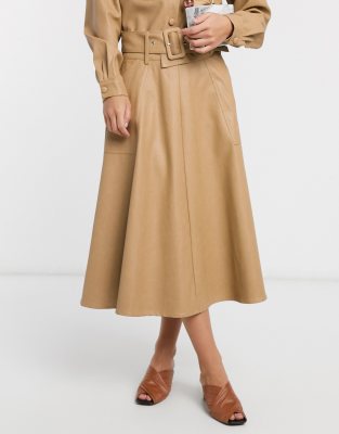 western midi skirt