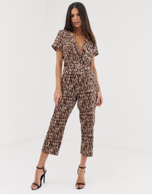 leopard print jumpsuit asos