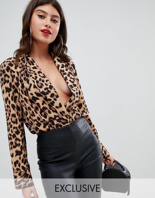 UNIQUE21 blazer body in leopard | ASOS