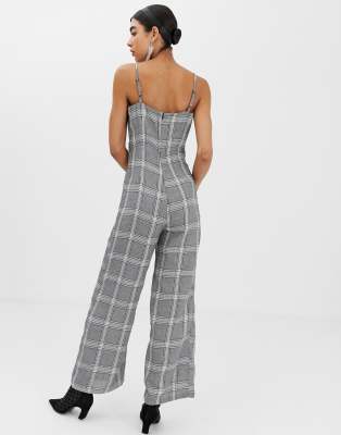 tartan jumpsuit