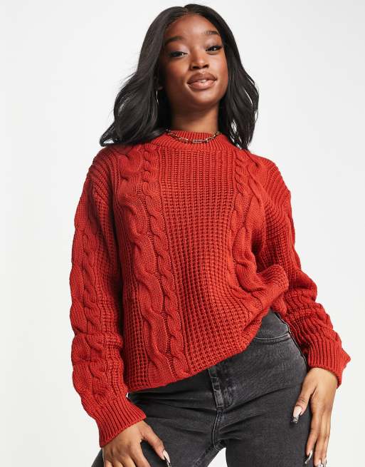 Chunky cable knit outlet jumper