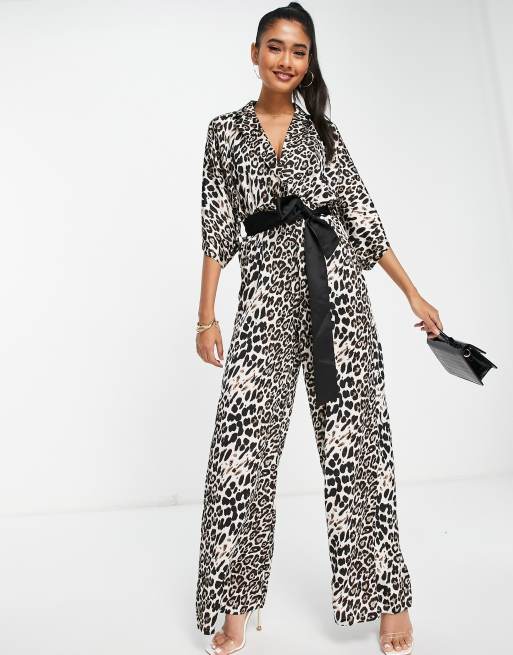 Unique21 - Combinaison kimono - Léopard
