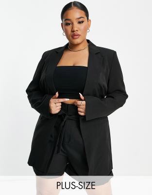 Unique21 Curve - Hero - Sort blazer - Del af sæt