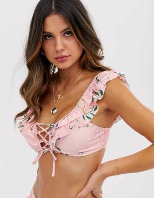 asos ruffle bikini