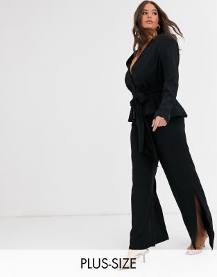 plus size pants with slits