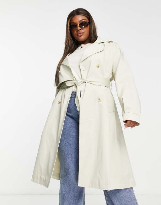 Flap Pocket Hooded Wrap Coat - Ready to Wear