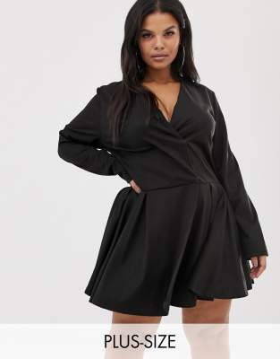 blazer skater dress