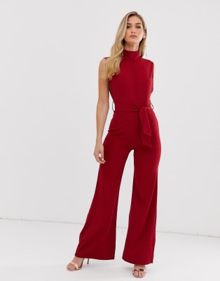 puma exclusive to asos high neck jumpsuit