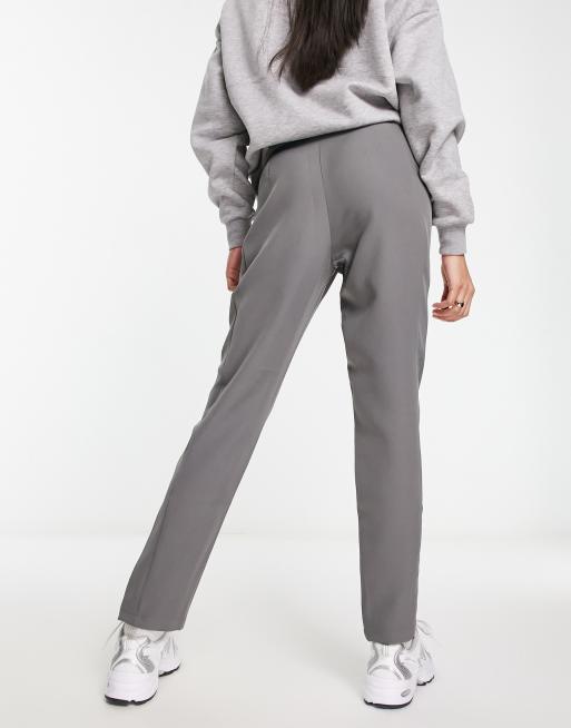 High Waisted Grey Trousers