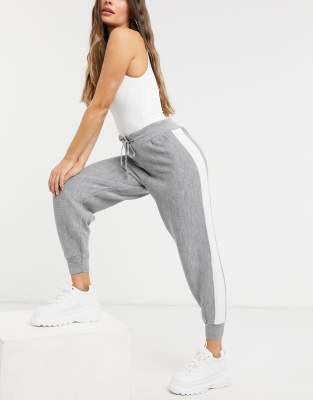 Unique21 - Jogger rayé style sportif - Gris