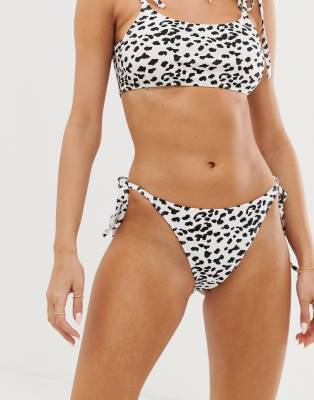 asos bikini leopard