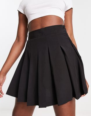 Mini-jupe Noire Plissée avec Poche en BLACK pour femme | Roberto Cavalli