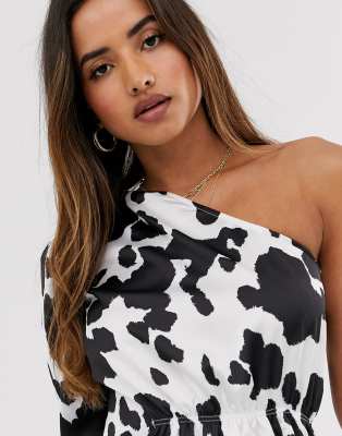 cow print dress asos