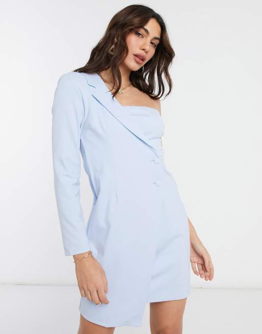 one shoulder tuxedo