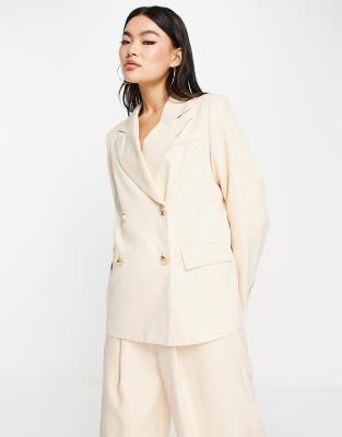 Unique21 - Oversize-Dad-Blazer in Stein, Kombiteil-Neutral