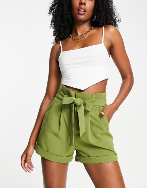 Paper bag waist shorts best sale forever 21