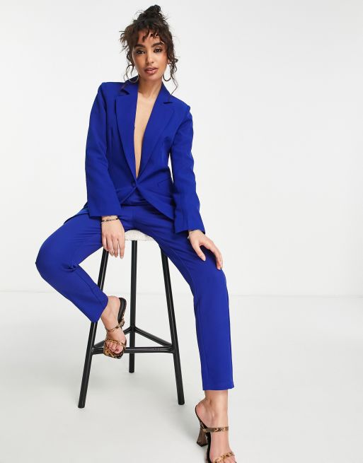 Unique21 Petite tailored trousers in cobalt blue