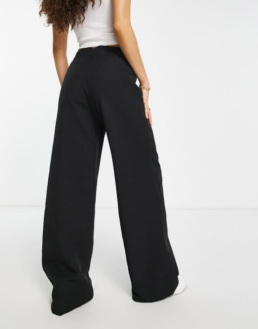 Unique21 Petite – Elegante Hose in Schwarz mit hohem Bund, Kombiteil, 4 von 4