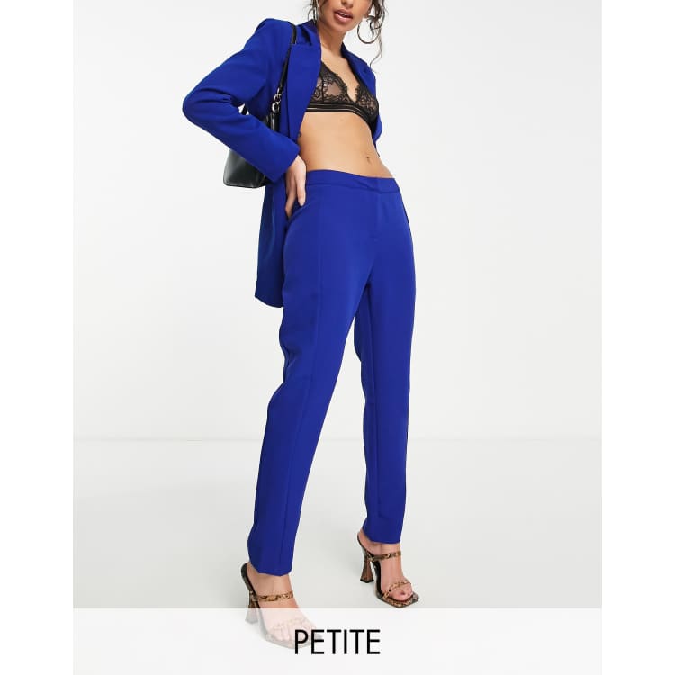 Cobalt blue cigarette clearance trousers